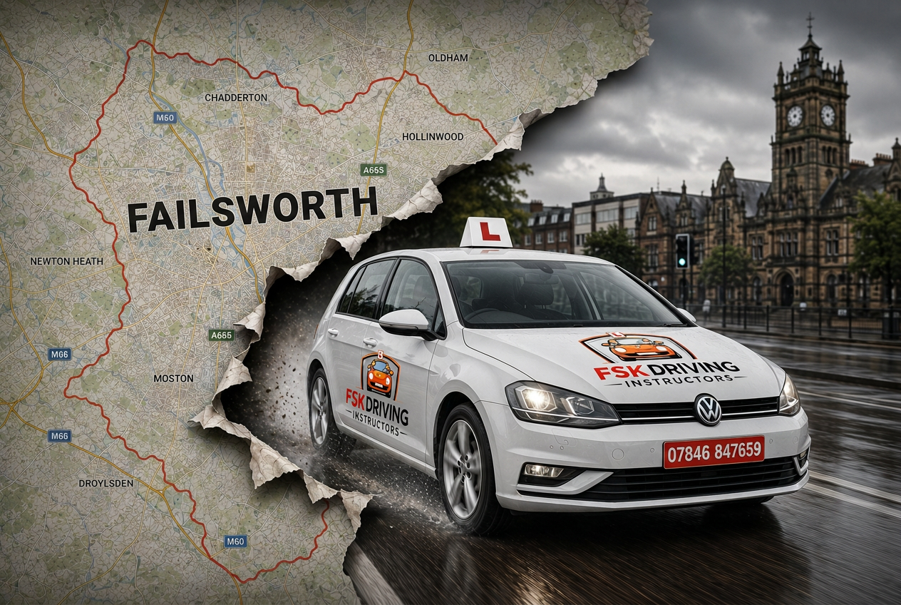 FSK Driving Instructors car in Failsworth, Greater Manchester