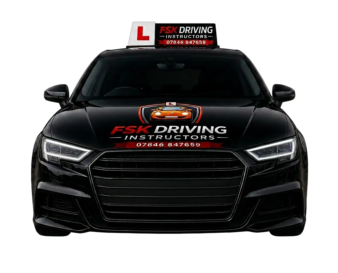 FSK Driving Instructors branded manual dual-controlled car